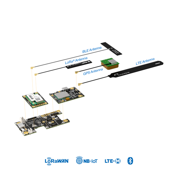 Link.ONE - LTE-M NB-IoT LoRaWAN Device based on nRF52840, SX1262 and B