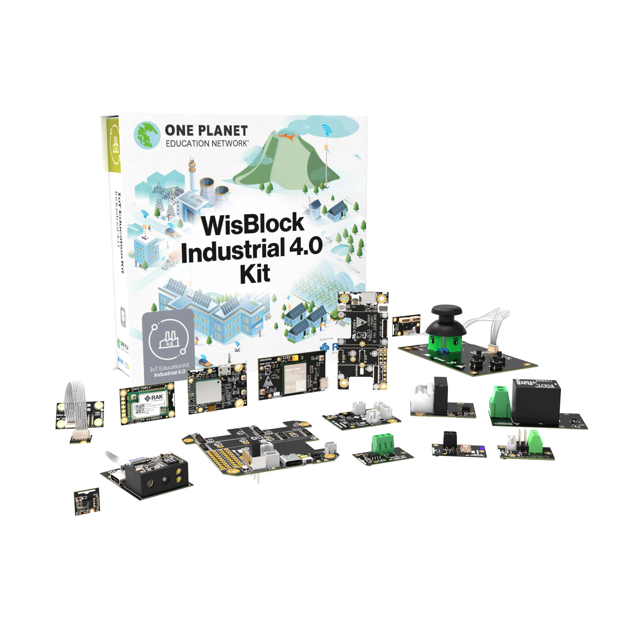 Smart Industry 4.0 Kit with IR Proximity ToF, Coulomb Sensor 
