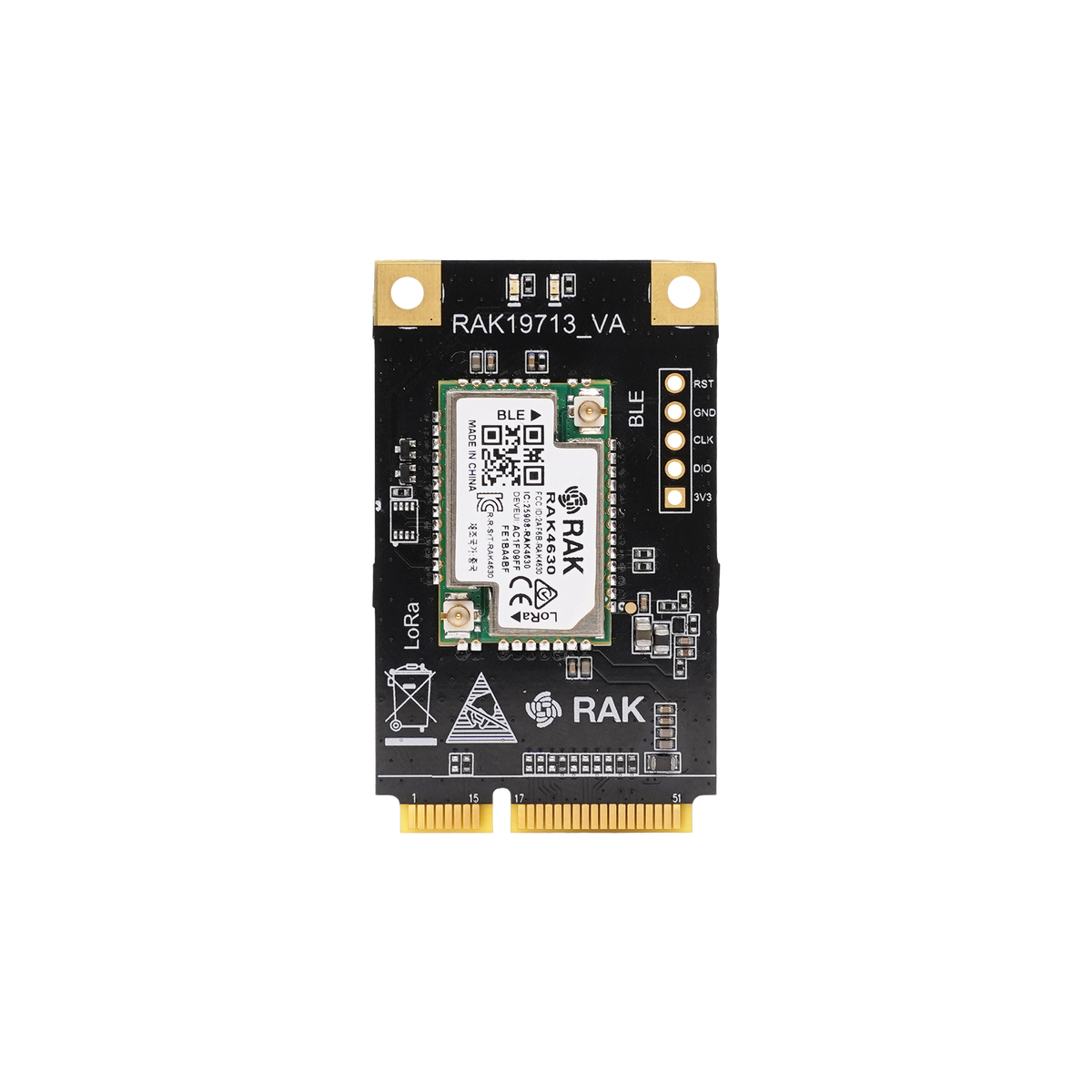 RAK19713 Mini PCIe LoRaWAN Module (SX1262) for Linux, CM4