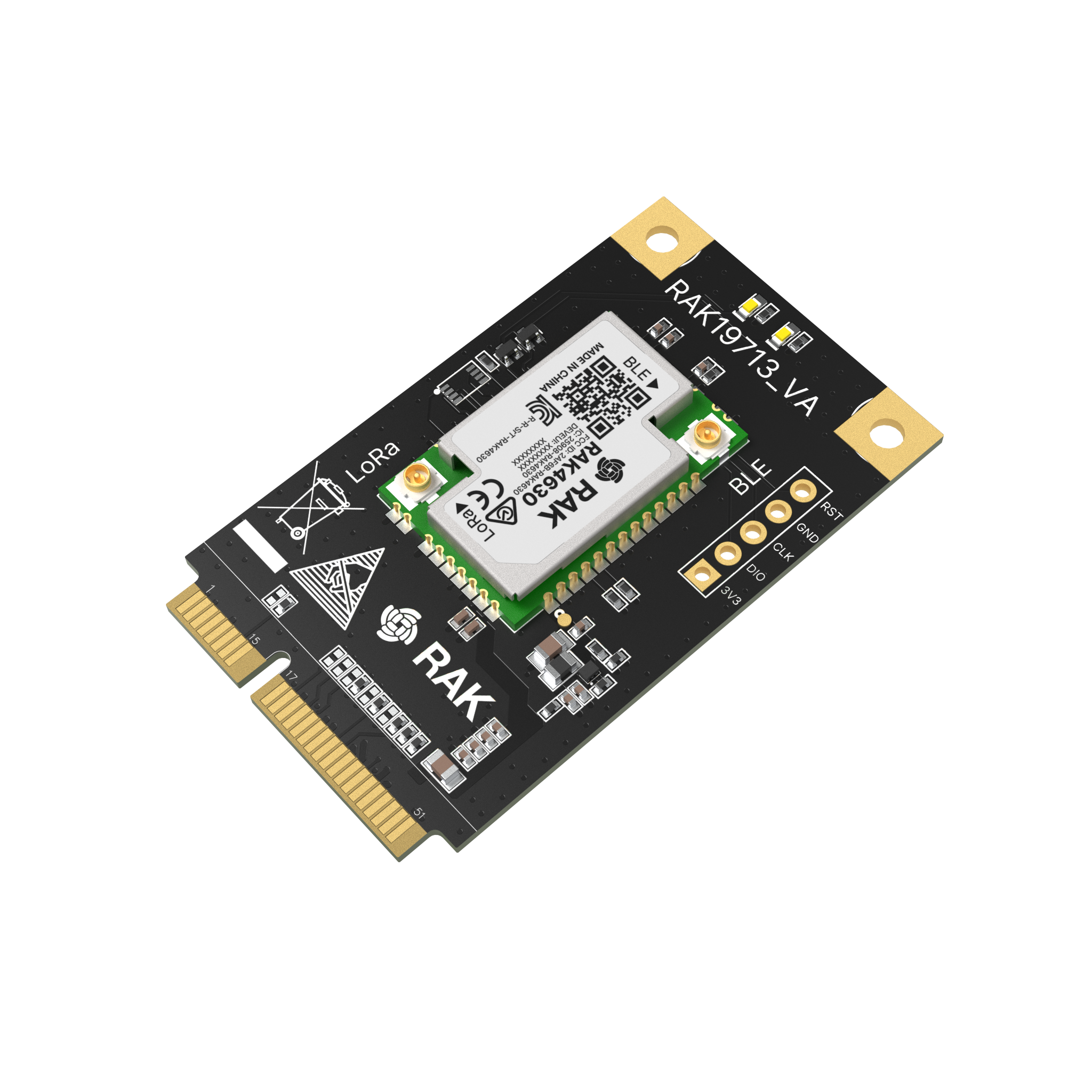 ラウ RAK19713 Mini PCIe LoRaWAN Module (SX1262) for Linux, CM4