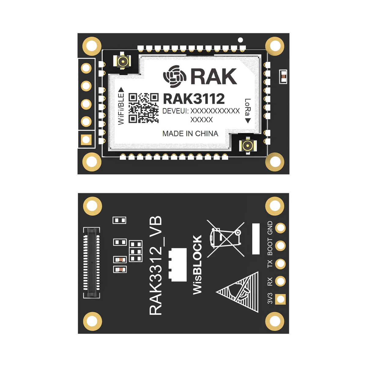 rakky WisBlock RAK3312 – ESP32-S3 Low Power LoRaWAN WiFi BLE Module