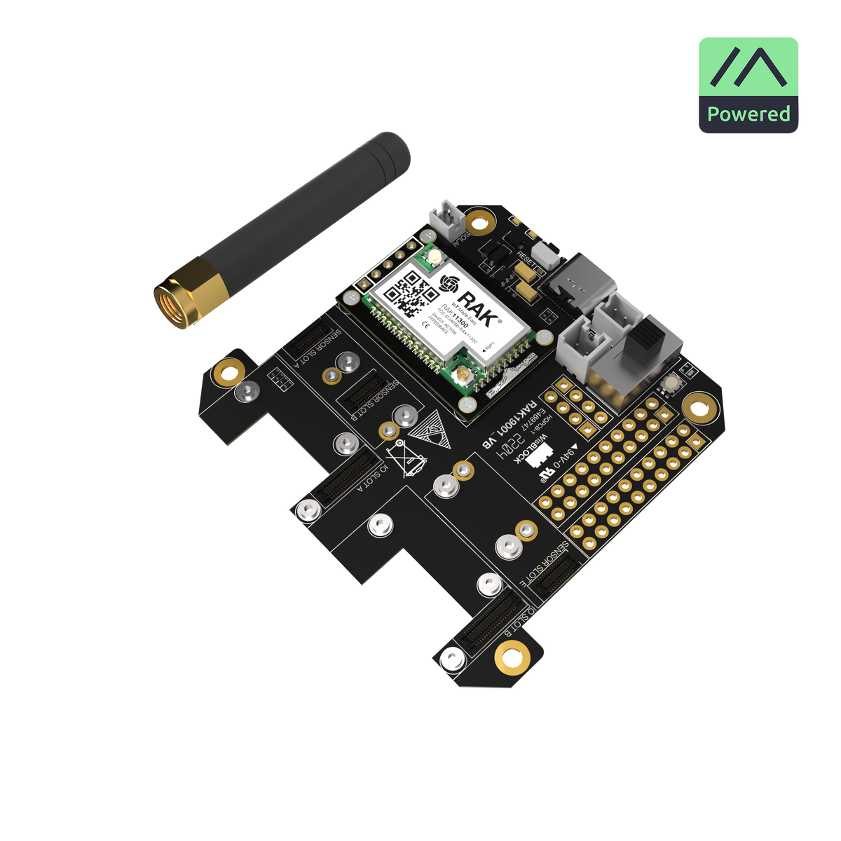 WisMesh RP2040 Starter Kit Modular LoRa Mesh Network Solution with RP2040 and Sensors