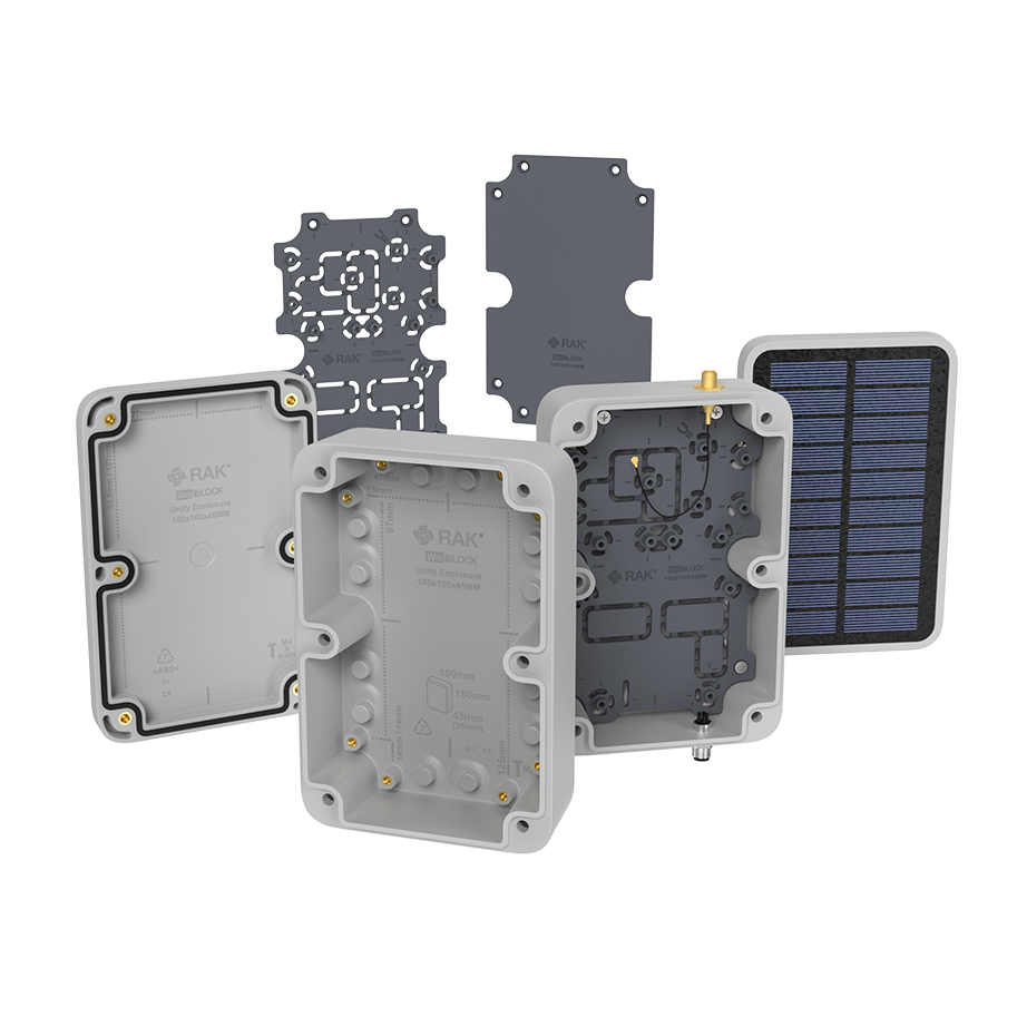 Unify Enclosure IP67 150x100x45mm | with Pre-Mounted M8 5-Pin Connecto