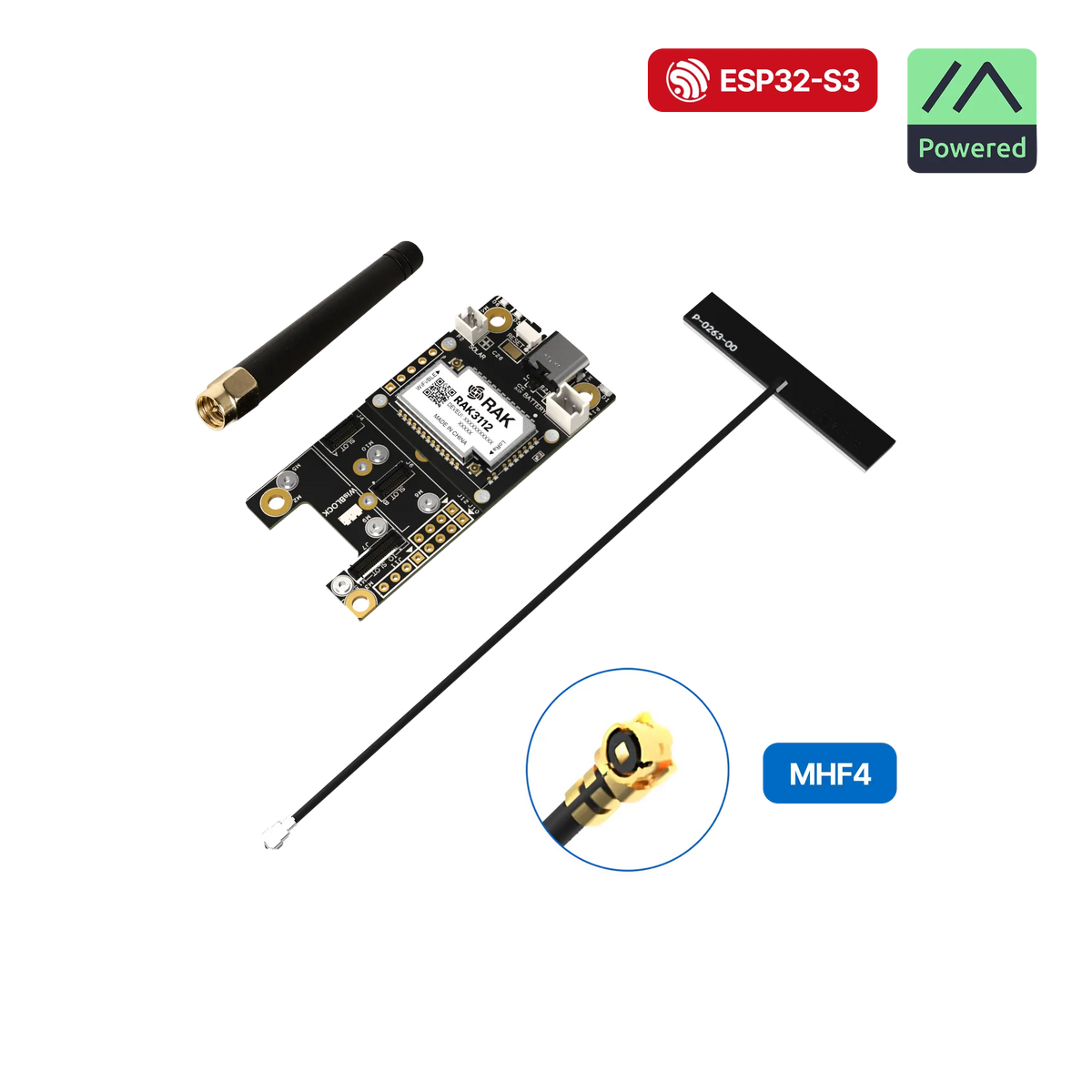 WisMesh RAK3312 Meshtastic Starter Kit with ESP32-S3 LoRa SX1262