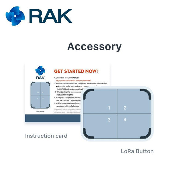 RAK612 LoRa Button - RAKwireless