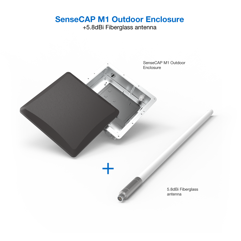 SenseCAP M1 Helium Hotspot Outdoor Enclosure Bundle with 5.8 SenseCAP M1 Helium Hotspot Outdoor Enclosure Bundle with 5.8