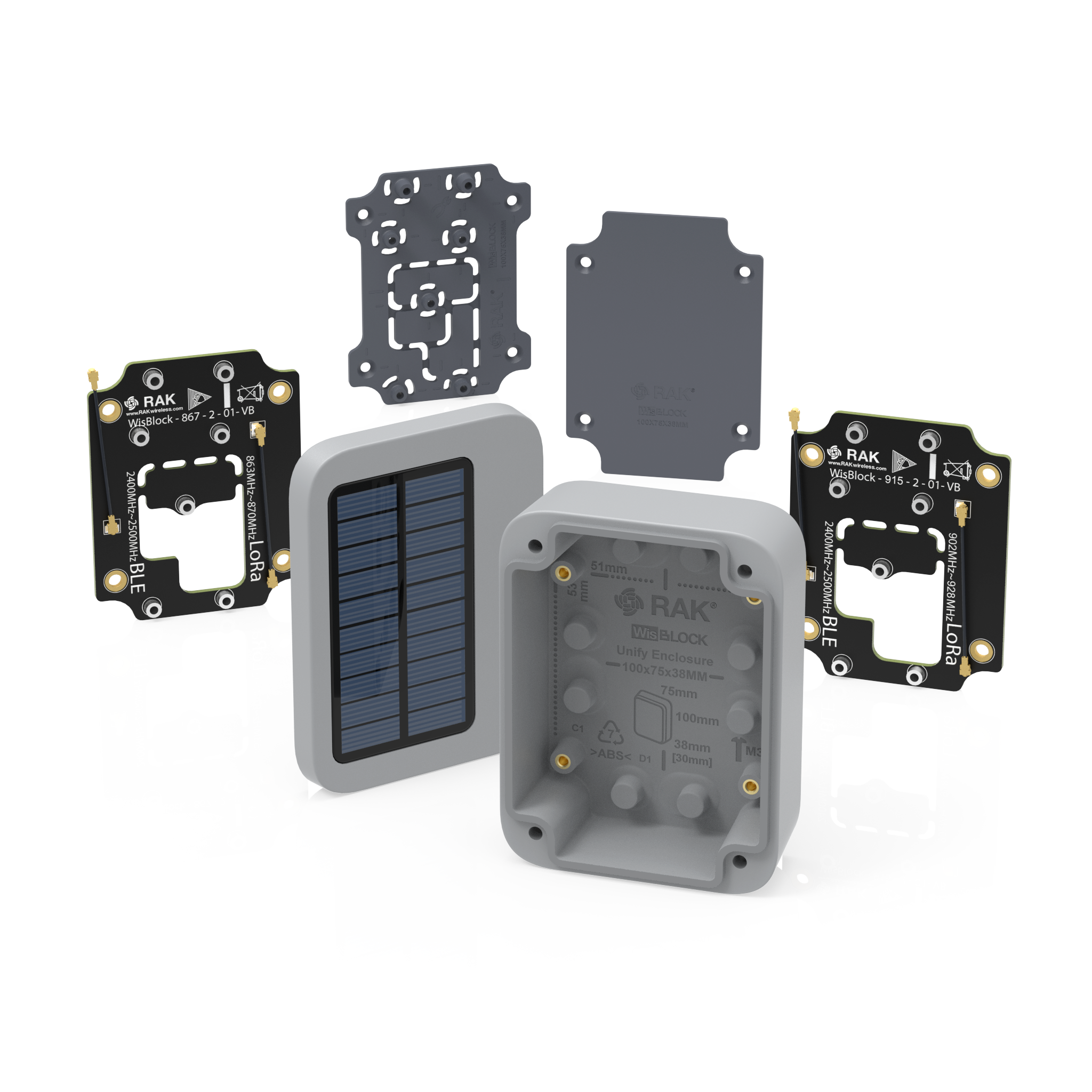 Unify Enclosure Solar IP65 100x75x38 | Optional with integrated