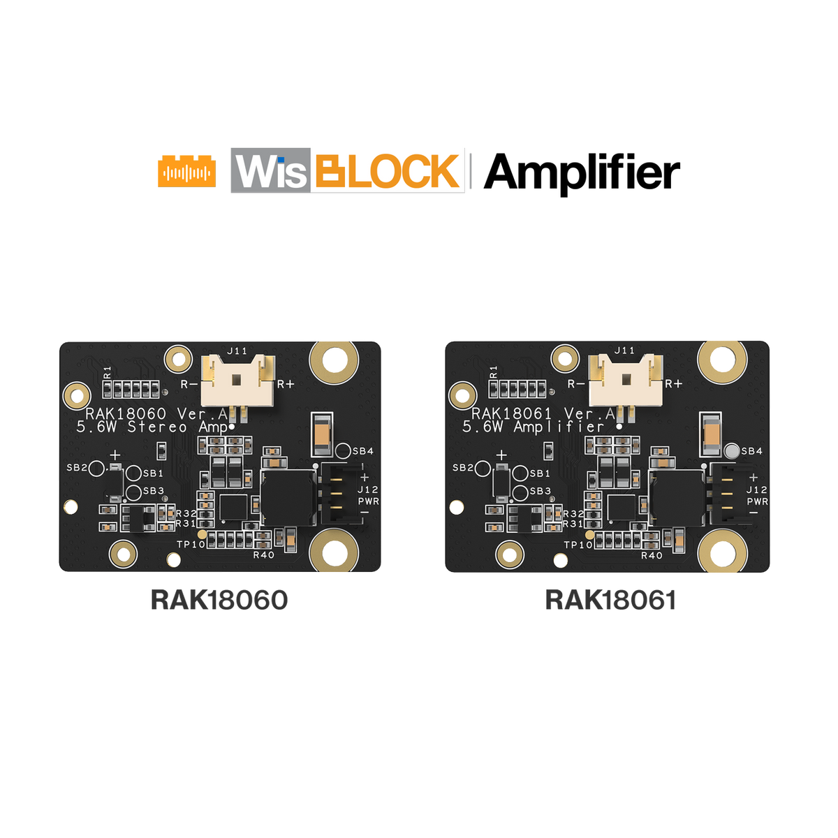 WisBlock Audio Amplifier Modules