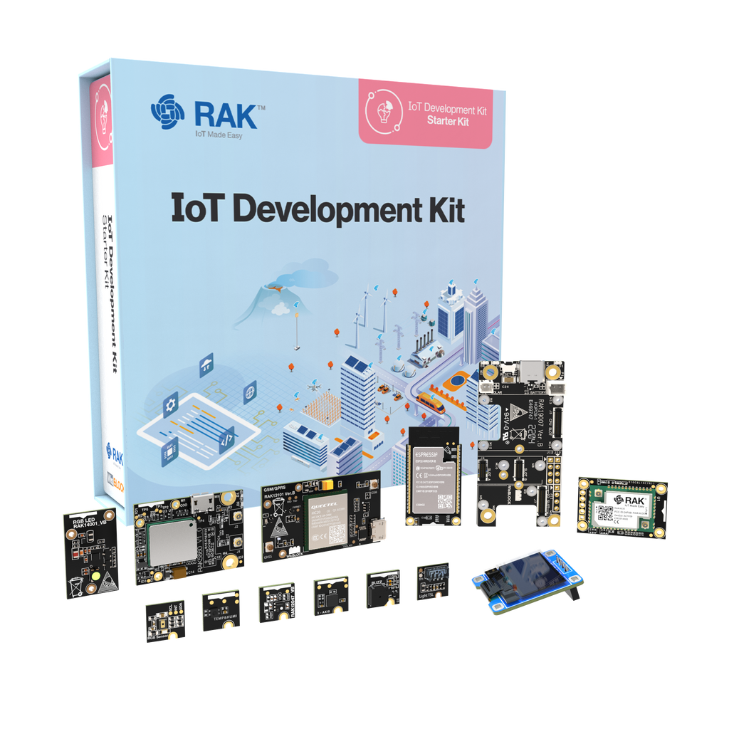 IoT Starter Kit with Different Sensors and Displays for LoRaWAN, NB-IoT ...