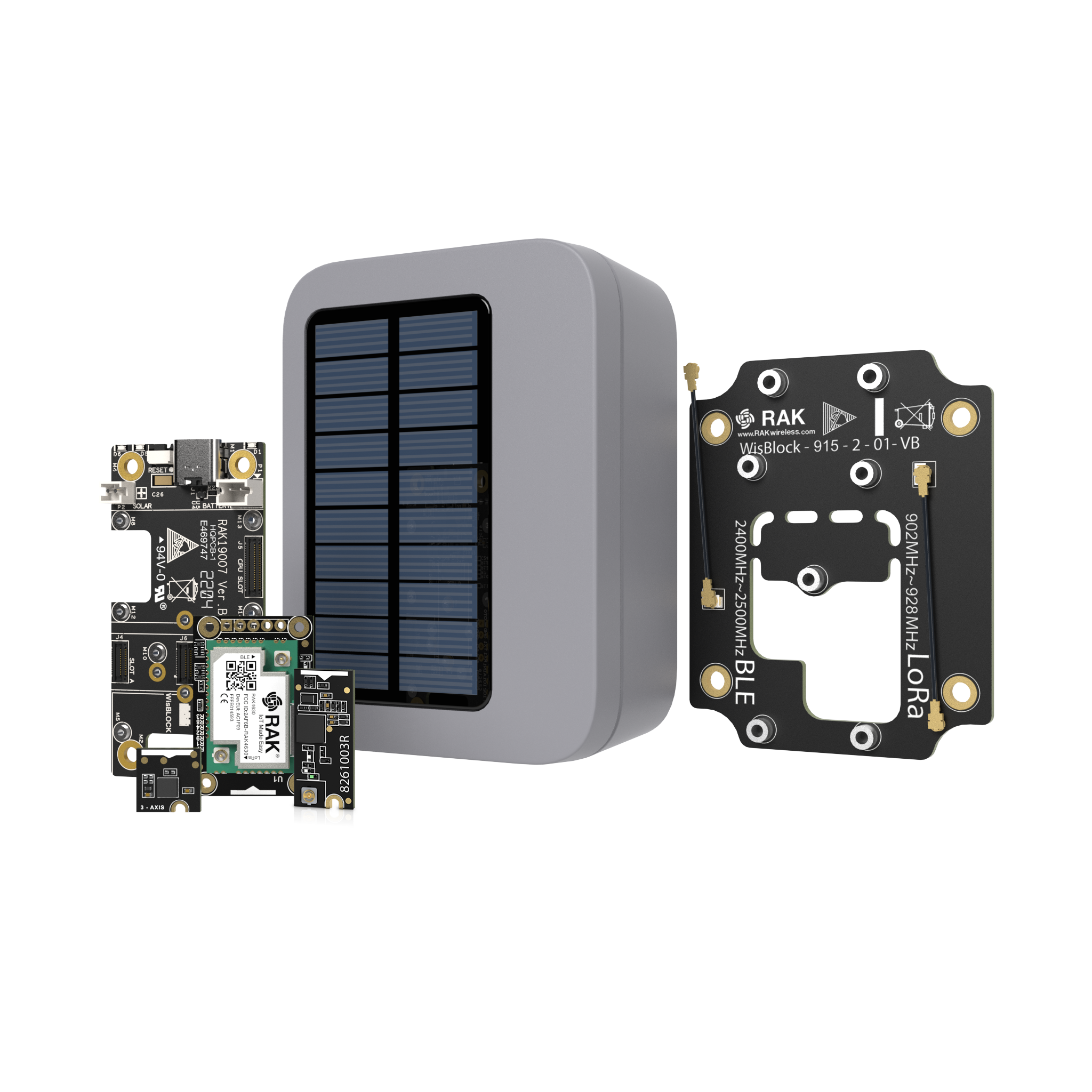 WisBlock Kit 2 | LoRa-based GPS Tracker with Solar Panel