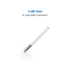 3dBi Fiberglass Antenna | Supports 433Mhz, 470-510Mhz, 860-930Mhz