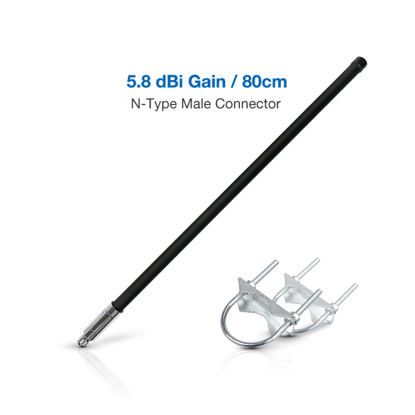 5.8dBi BLACK Fiberglass Antenna