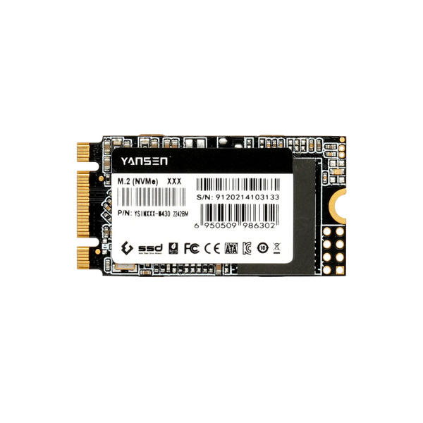 SSD for the WisGate Connect | 128/512GB Solid State Drive (SSD) FLASH - NVMe PCIe Gen 3 M.2 Module