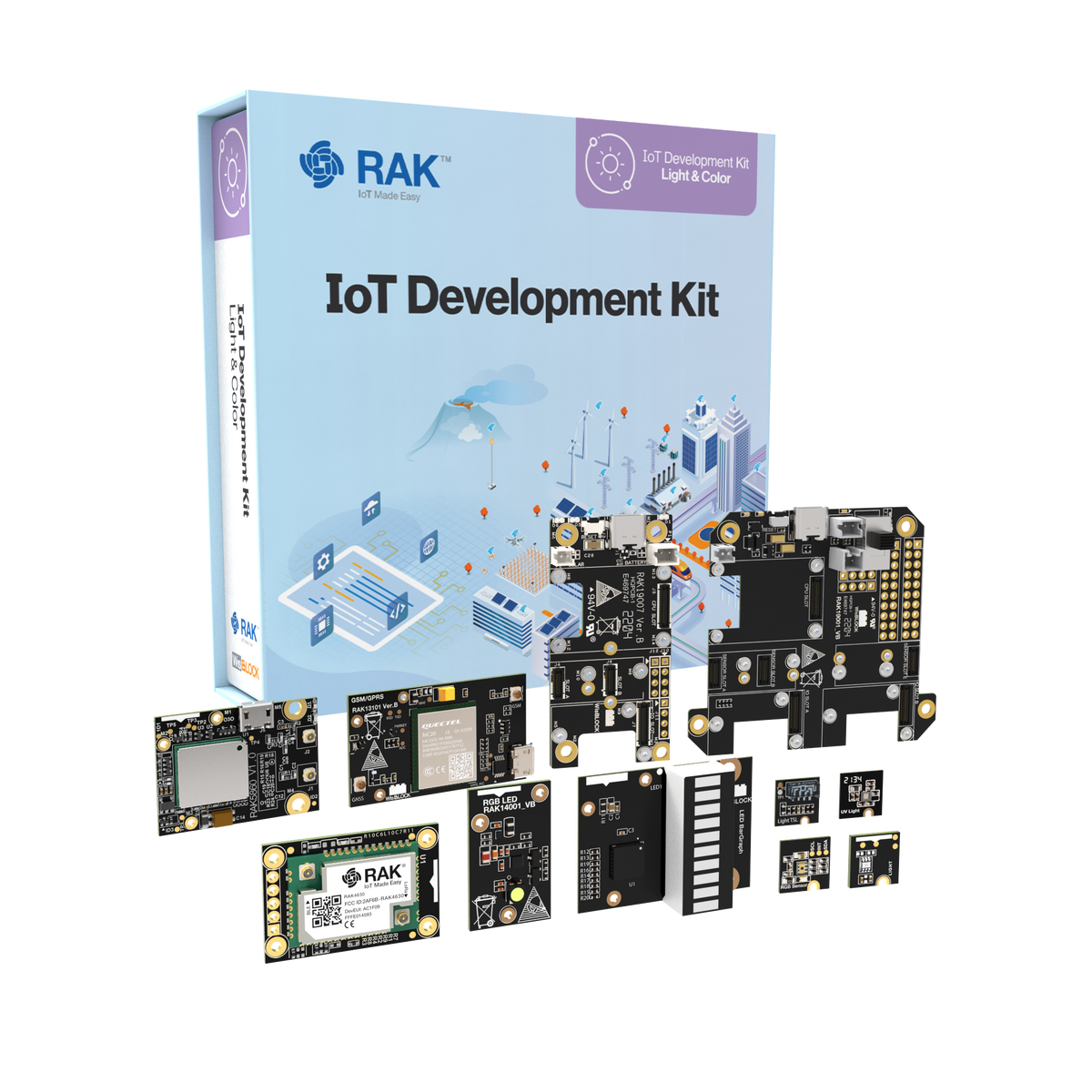 Light and Color Kit with UV Sensor, Ambient Light and LED Display