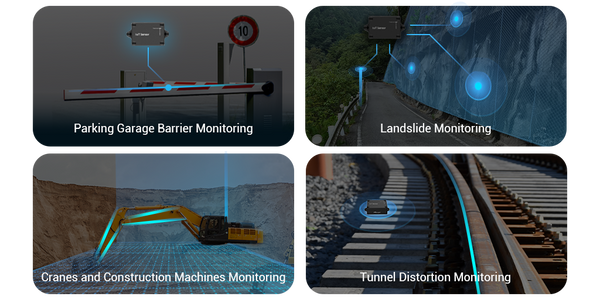 Milesight Wireless Tilt Sensor NB310 | for precise angle measurement and failure prevention