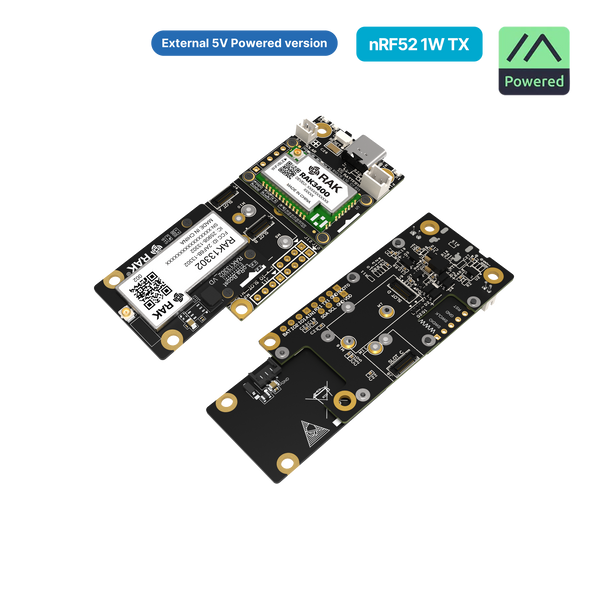 WisMesh 1W Booster Starter Kit | Complete 1W Meshtastic node with flexible power options (battery/external) | RAK10724