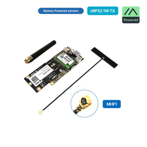 WisMesh 1W Booster Starter Kit | Complete 1W Meshtastic node with flexible power options (battery/external) | RAK10724