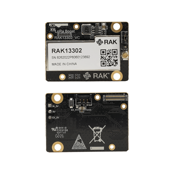 RAK13302 1W Module for LoRa® | 1W module featuring the SX1262 transceiver and SKY66122 booster for long-range and stable wireless networks | RAK13302