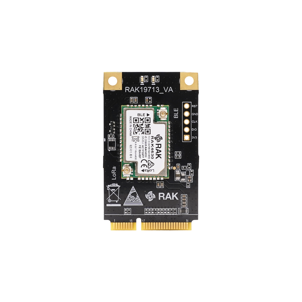 Mini Pci Lora Module RAK19713 Mini PCIe LoRaWAN Module (SX1262) for Linux, CM4 & Industrial PCs