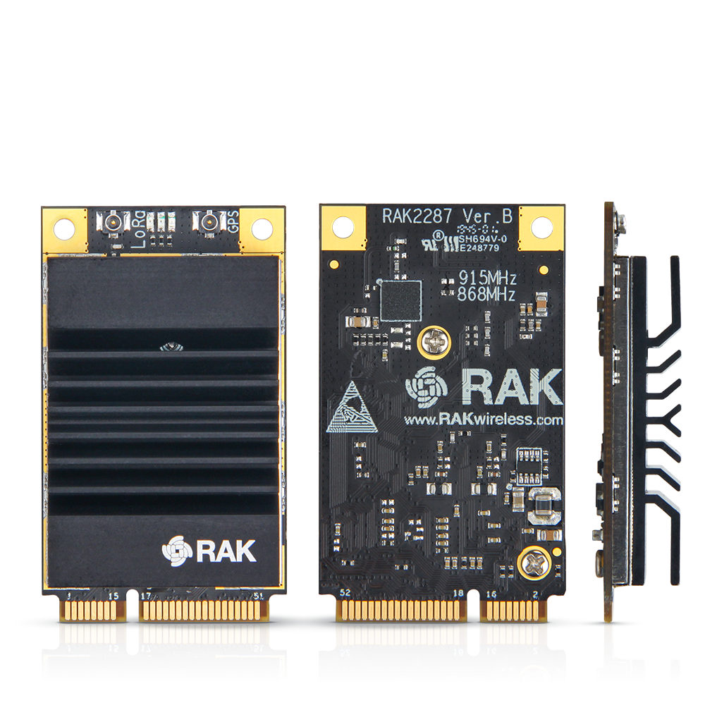RAK2287 mini-PCIe LoRaWAN Gateway Concentrator Module Based on