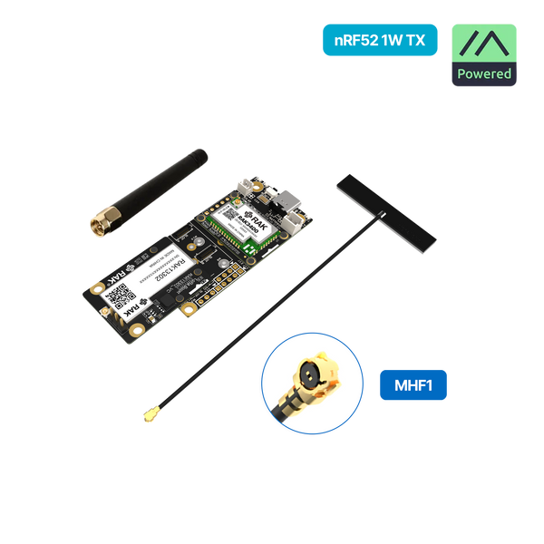 WisMesh 1W Booster Starter Kit | High-power Meshtastic solution with nRF52840, SX1262, and SKY66122 PA for extended mesh range | RAK10724