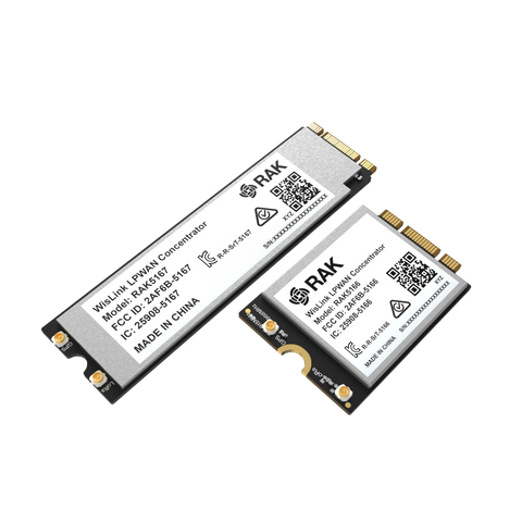 RAK5166/RAK5167 Concentrator Module: M.2 Form Factor Innovation for LoRaWAN® Applications | SX1303 LoRa Core (USB, GPS, LBT)