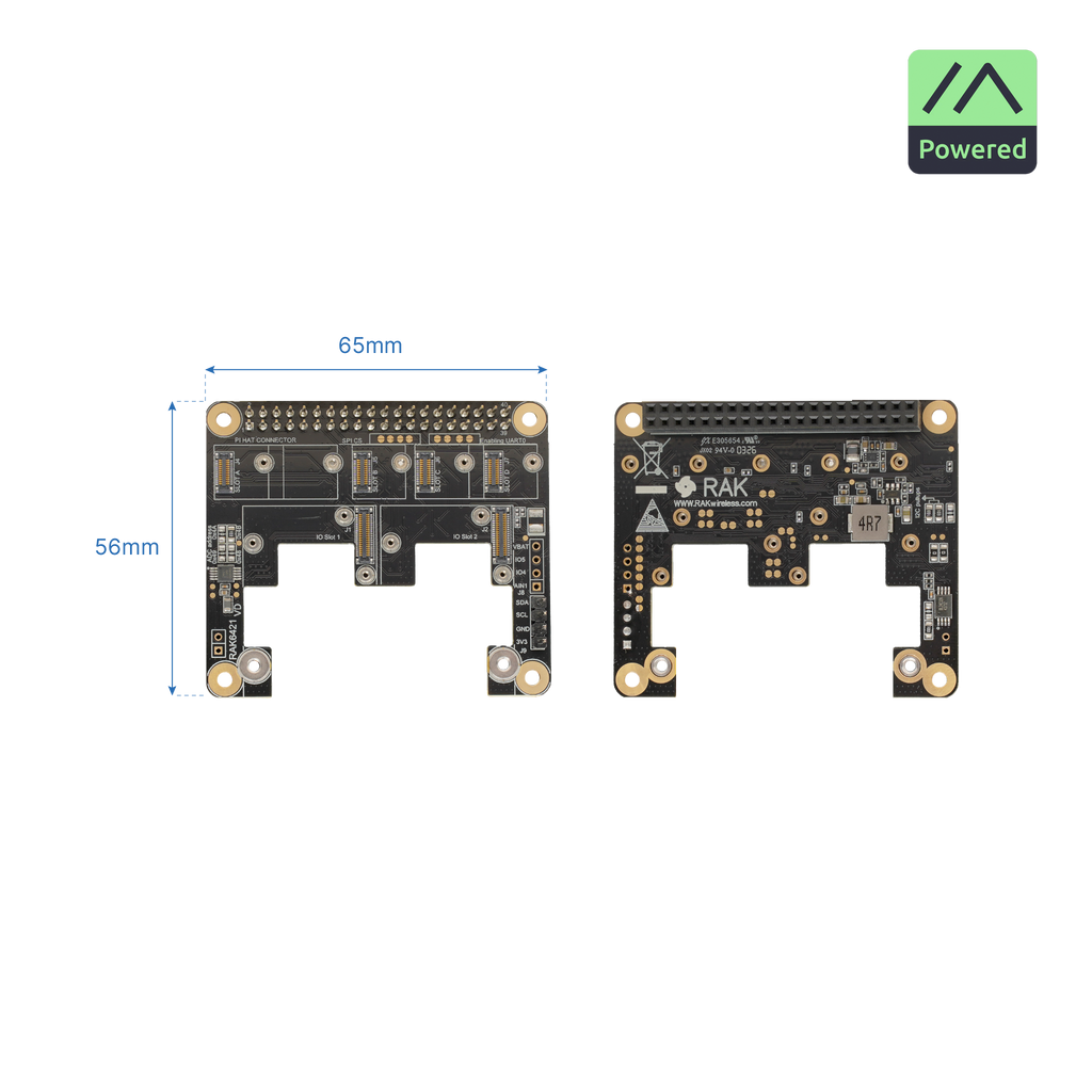 Meshtastic Raspberry Hat Meshtastic Raspberry Pi HAT for Gateway & High-Power Nodes | RAK6421
