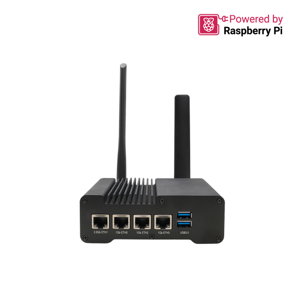 WisGate Connect Router | Industrial edge router with 4 Ethernet ports, MiniPCIe expansion, and CM4/CM5 support | RAK7392