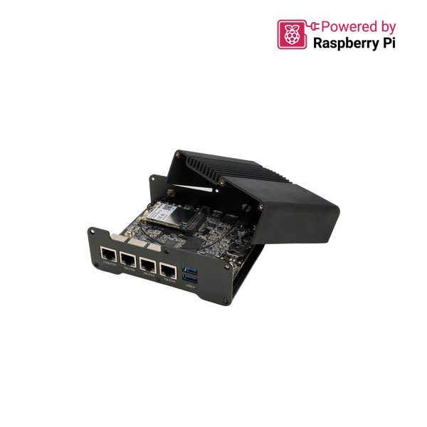 WisGate Connect Router | Industrial edge router with 4 Ethernet ports, MiniPCIe expansion, and CM4/CM5 support | RAK7392