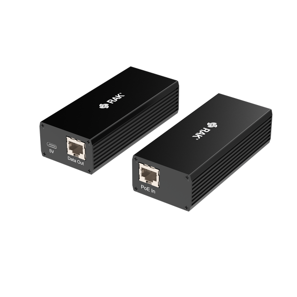 PoE Splitter 5V 6A Output 30W High-Power Gigabit PoE Splitter with Overcurrent Protection | RAK9168 IEEE 802.3af/at Compliant | For Raspberry Pi 4/5, Tablets, and IoT Devices