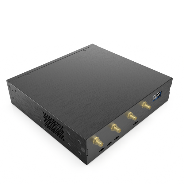 Enclosure for the WisGate Connect | Durable metal enclosure with antenna access and OLED display window
