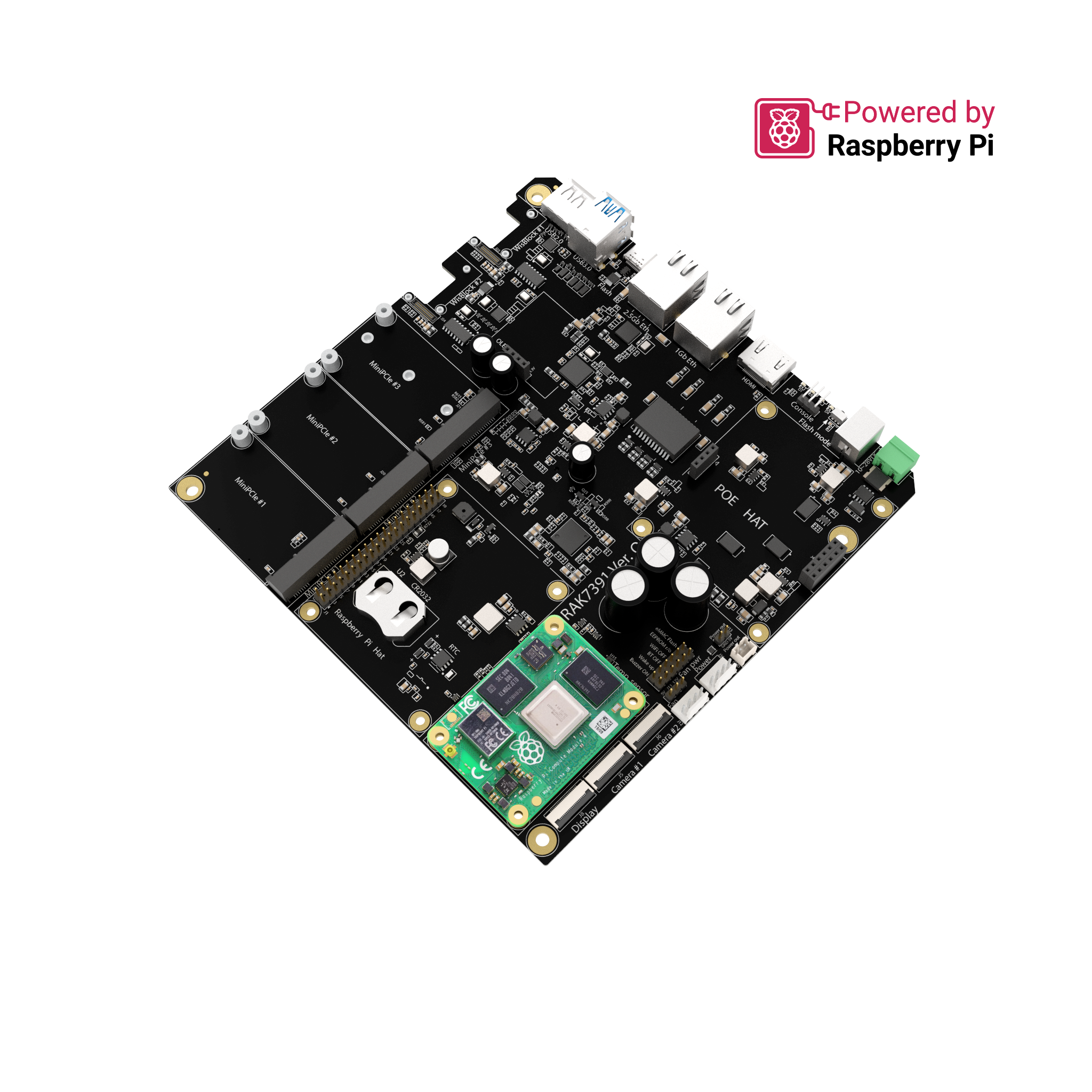 Mini-ITX Raspberry Pi CM4 Carrier Board | RAK7391