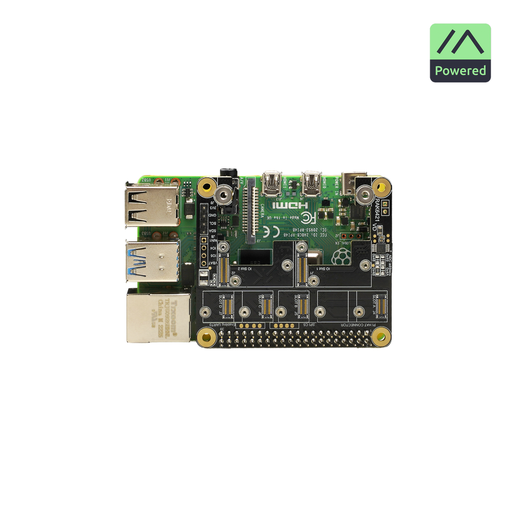 Meshtastic Raspberry Hat Meshtastic Raspberry Pi HAT for Gateway & High-Power Nodes | RAK6421