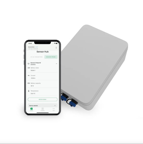 Solar Battery Lite for Sensor Hub | Backup Power Compatible with RAK2560 WisNode Sensor Hub | RAK9154