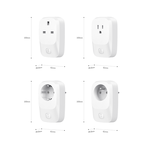 LW005-MP Smart Plug for LoRaWAN® | Smart Plug and LoRaWAN Outlet for Remote Energy Monitoring and Control