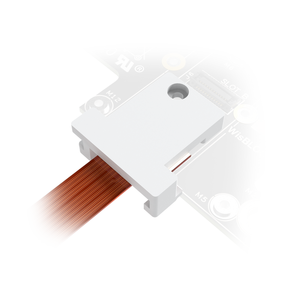 Sensor Extension Cable for WisBlock | 120mm cable with mounting clips for flexible WisBlock sensor placement | RAK19005