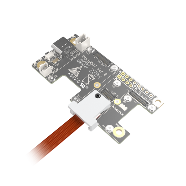 Sensor Extension Cable for WisBlock | 120mm cable with mounting clips for flexible WisBlock sensor placement | RAK19005