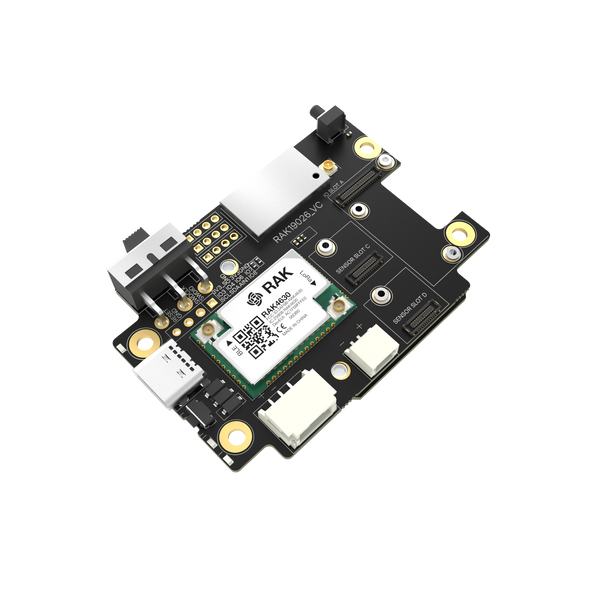 WisMesh Base Board for Meshtastic LoRa Mesh Network, featuring an nRF52840 with Meshtastic firmware