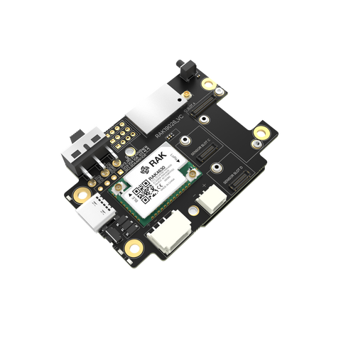 WisMesh Base Board for Meshtastic LoRa Mesh Network, featuring an nRF52840 with Meshtastic firmware