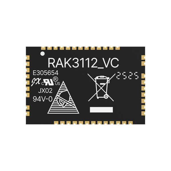 ESP32-S3 + SX1262 Module for LoRa® | Built for Edge AI, Mesh Networking, and Smarter Embedded Devices | RAK3112