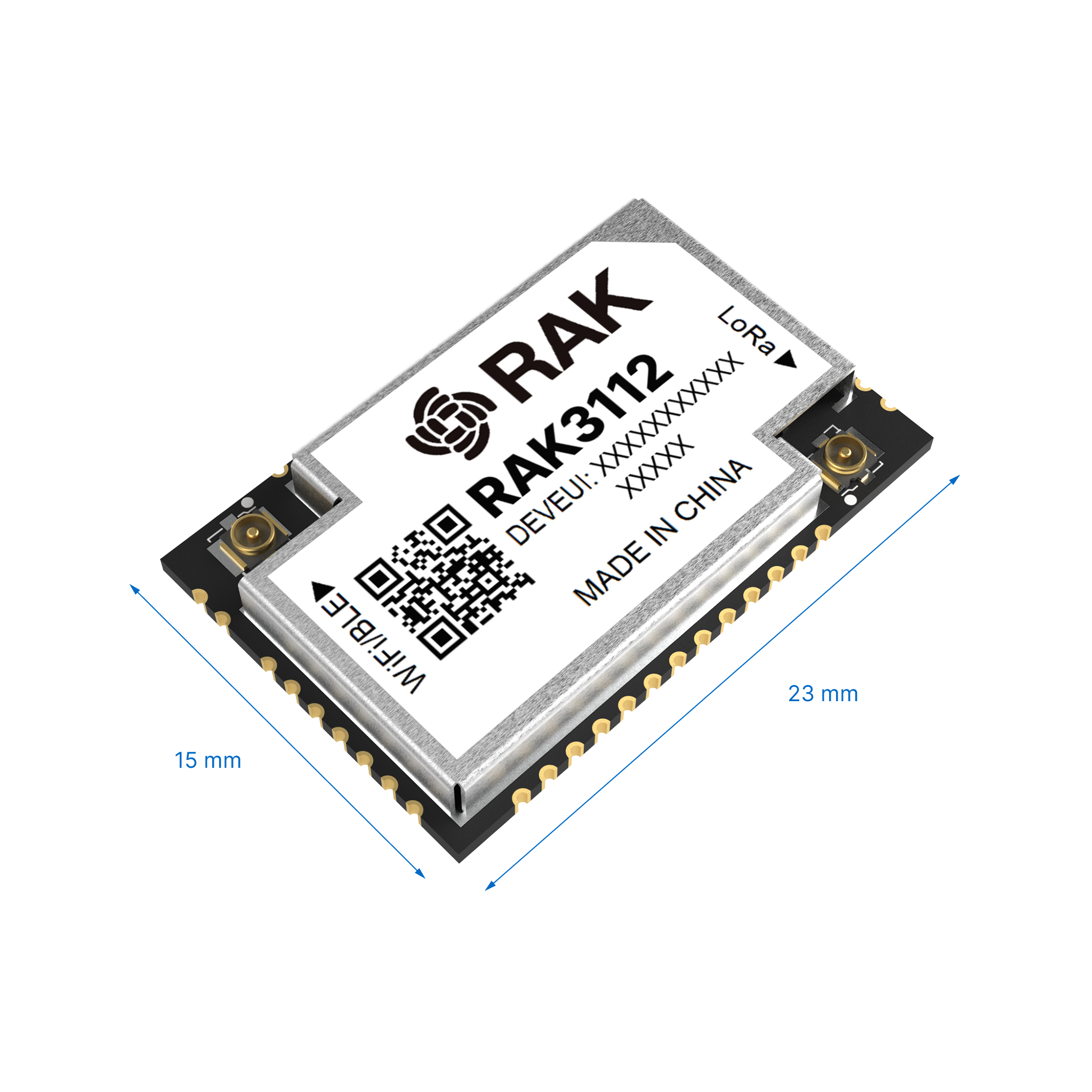 Raki ESP32-S3 LoRa Module with WiFi, BLE, and SX1262 | RAK3112