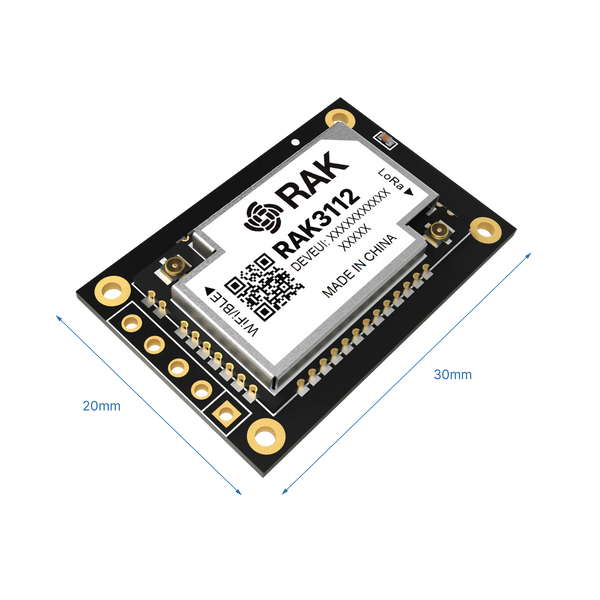 Espressif ESP32-S3 WiFi BLE Dual Core Module for LoRaWAN® with LoRa SX1262 | RAK3312