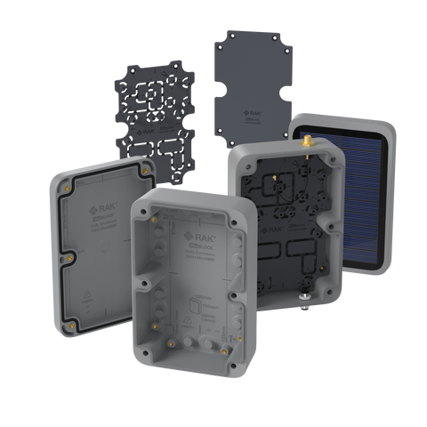 Unify Enclosure IP67 150x100x45mm with pre-mounted M8 5 Pin and RP-SMA antenna IP Rated connectors