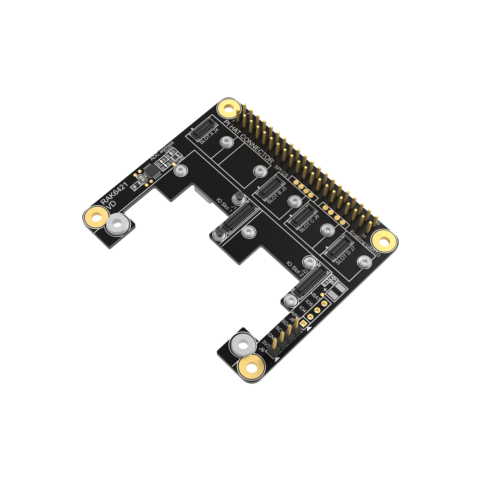 WisBlock HAT for Raspberry Pi RAK6421