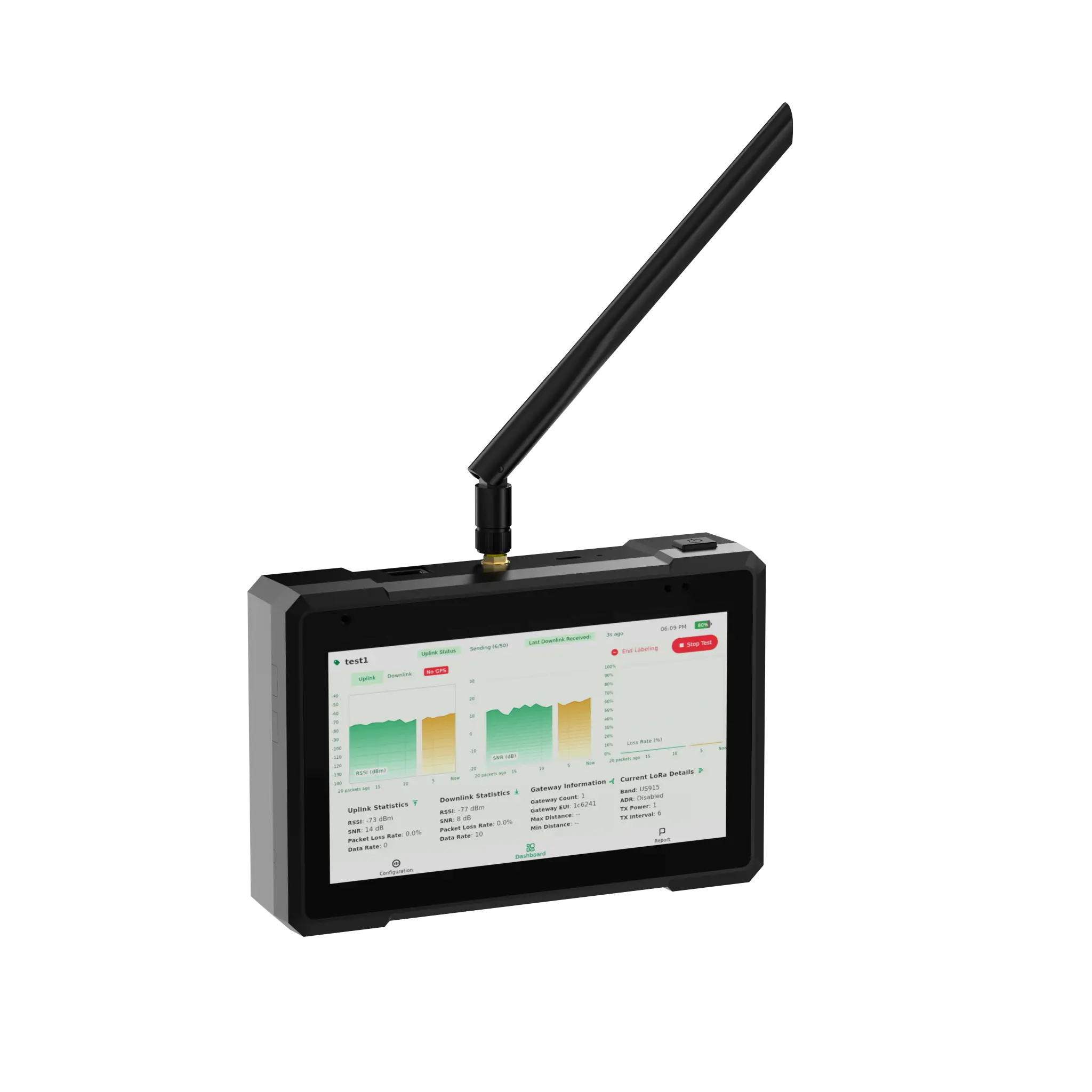 Field Tester Pad: LoRaWAN® Field Tester with Network Testing