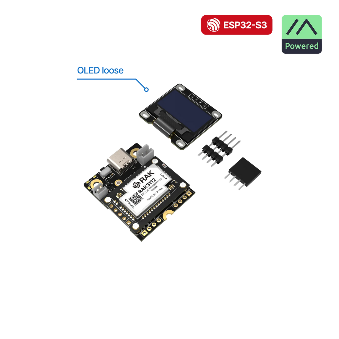 WisMesh RAK3312 Meshtastic Starter Kit with ESP32-S3 LoRa SX1262