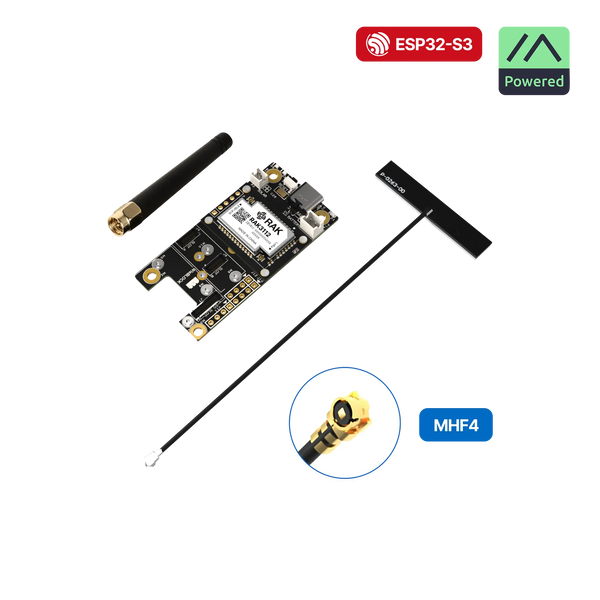 WisMesh RAK3312 Meshtastic Starter Kit with ESP32-S3 LoRa SX1262
