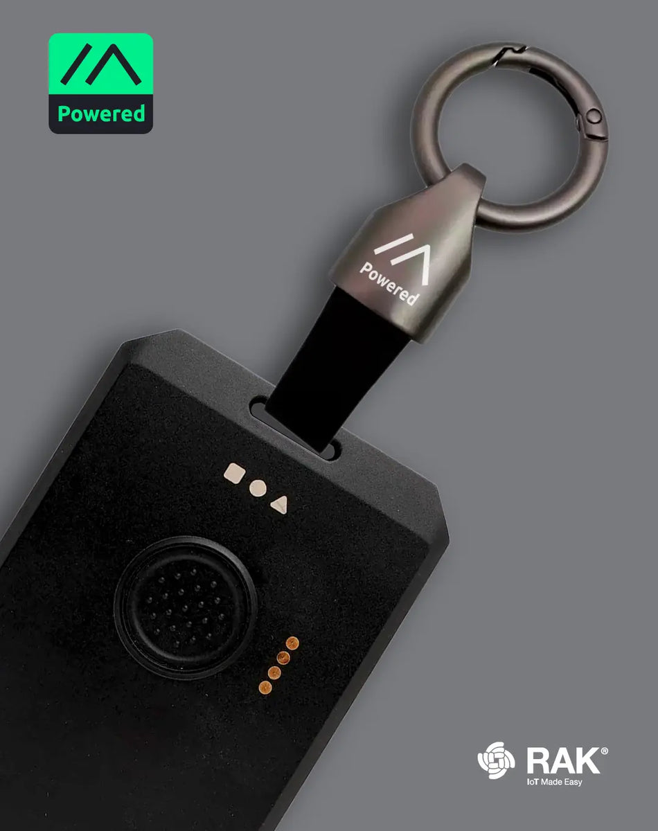 Keychain Holder – Durable Leather Keychain for IoT & Tracker Devices