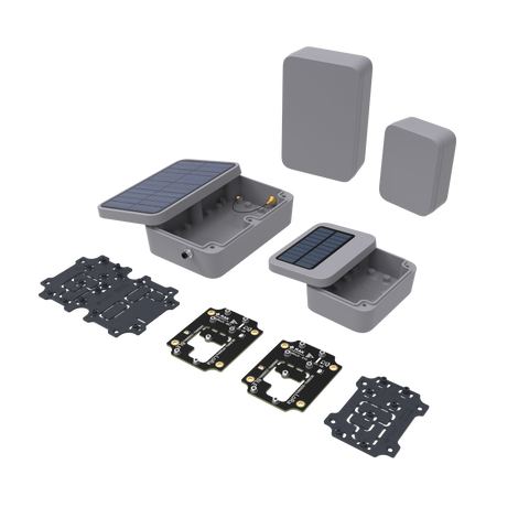 WisMesh IP65 Enclosures for Meshtastic Devices with Solar Options