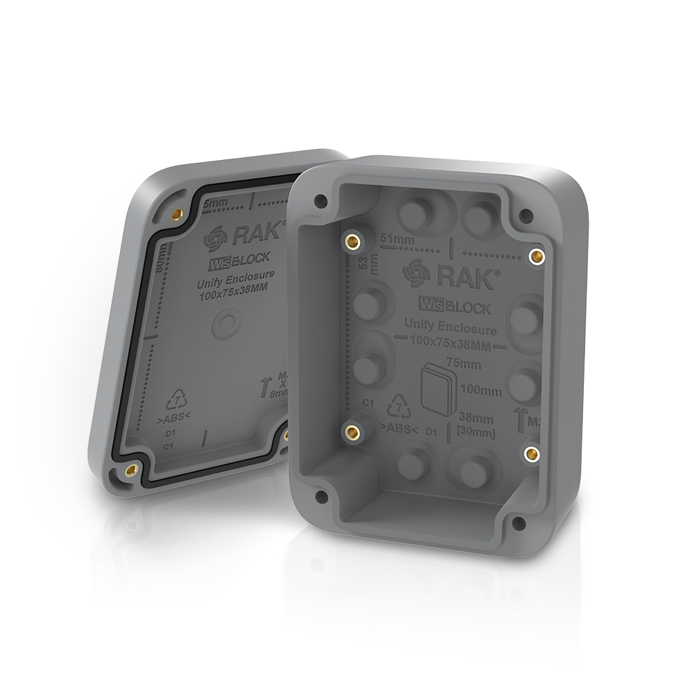 Weatherproof Label Enclosure WisBlock Weatherproof Enclosure - Unify Outdoor IP67 IoT Enclosure ...